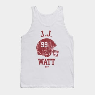 J.J. Watt Arizona Helmet Font Tank Top